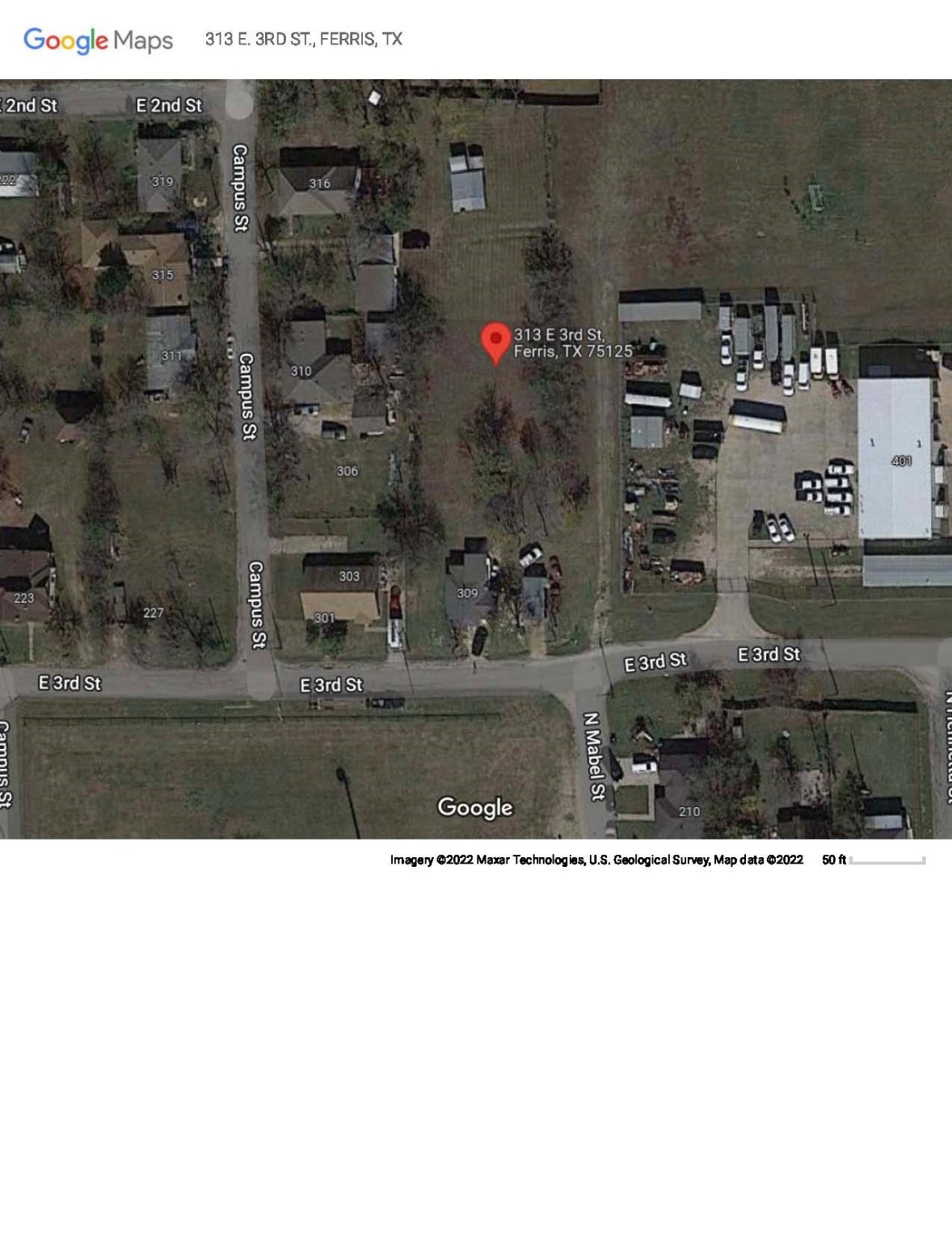 Property photo 03 of 313 E 3rd Street, Ferris, TX 75125 | MLS #20046670