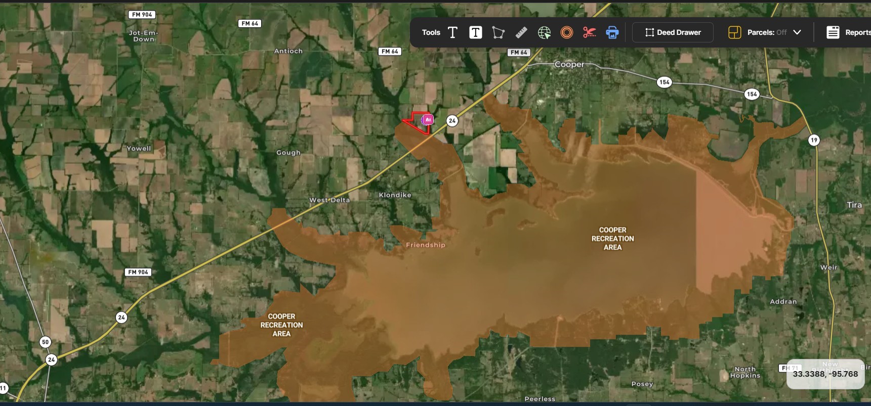 218 CR 2115, Klondike, TX, 75432