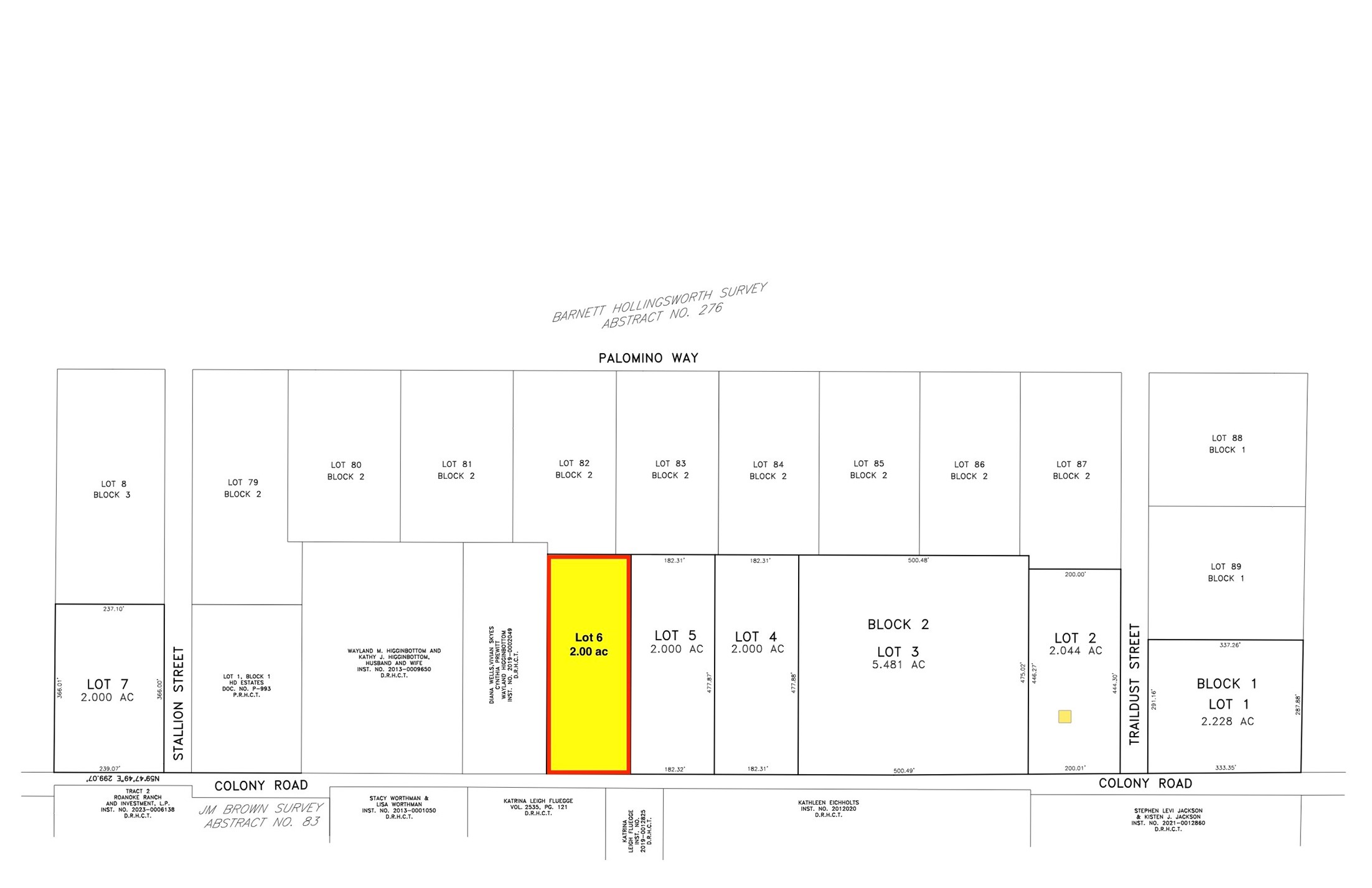 Property photo 04 of Lot 6 Colony Road, Tolar, TX 76476 | MLS #20952450