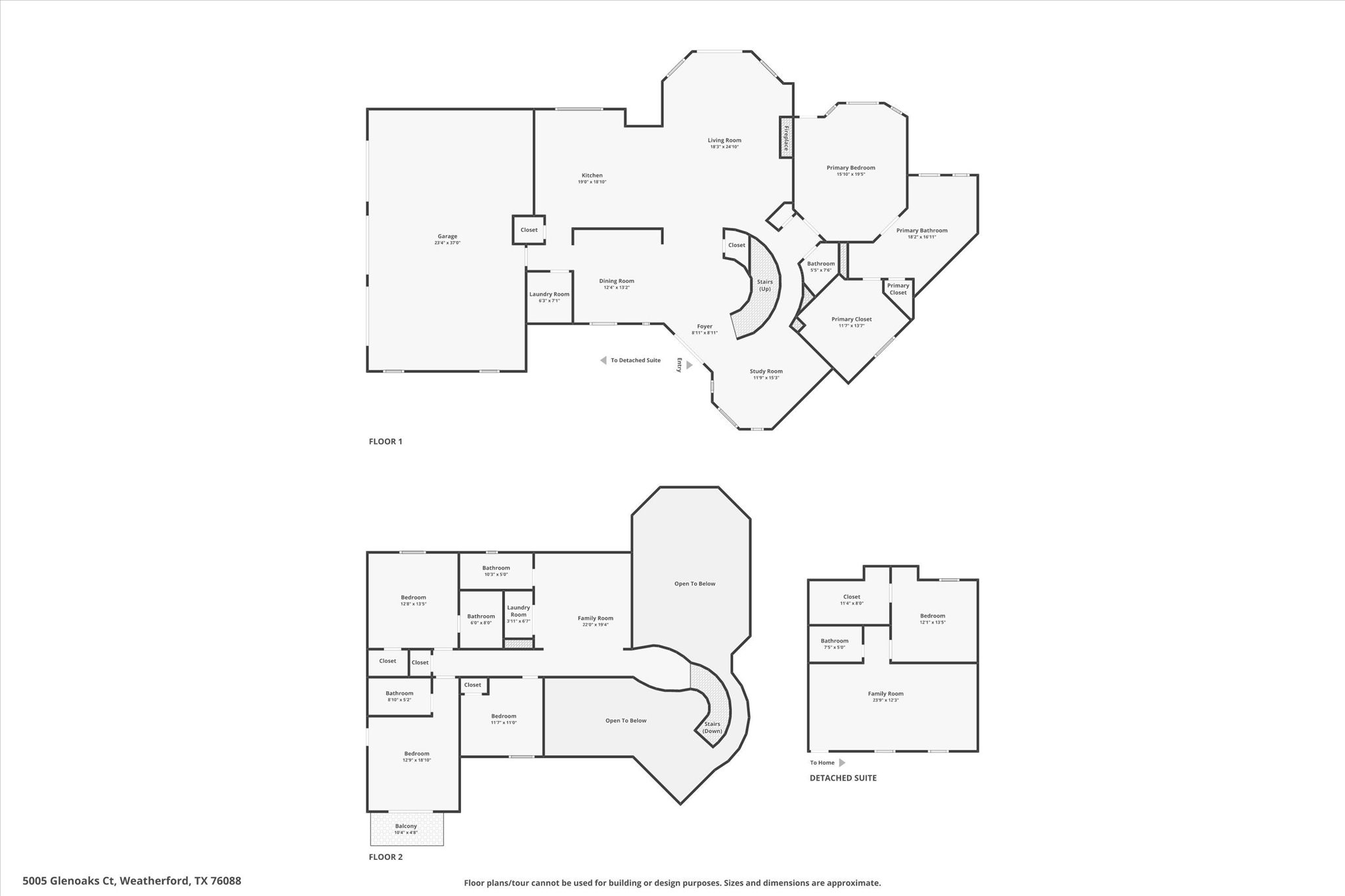 Property photo 02 of 5005 Glenoaks Court, Weatherford, TX 76088 | MLS #20993258