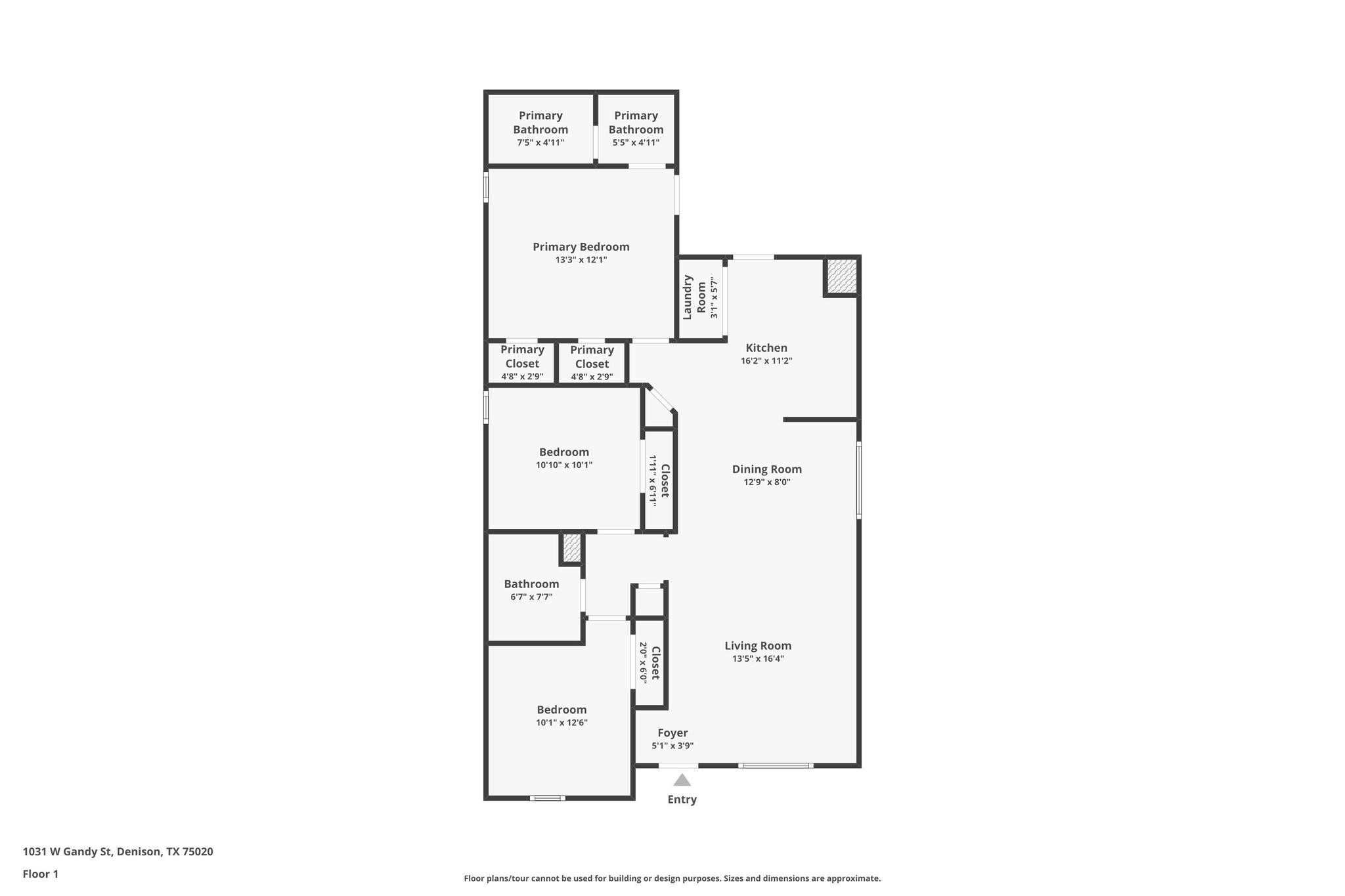 1031 W Gandy Street, Denison, TX, 75020