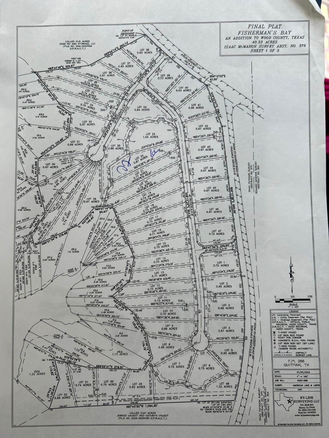 Lot 22 & 22A Fisherman's Bay Lake Fork, Quitman, TX, 75783