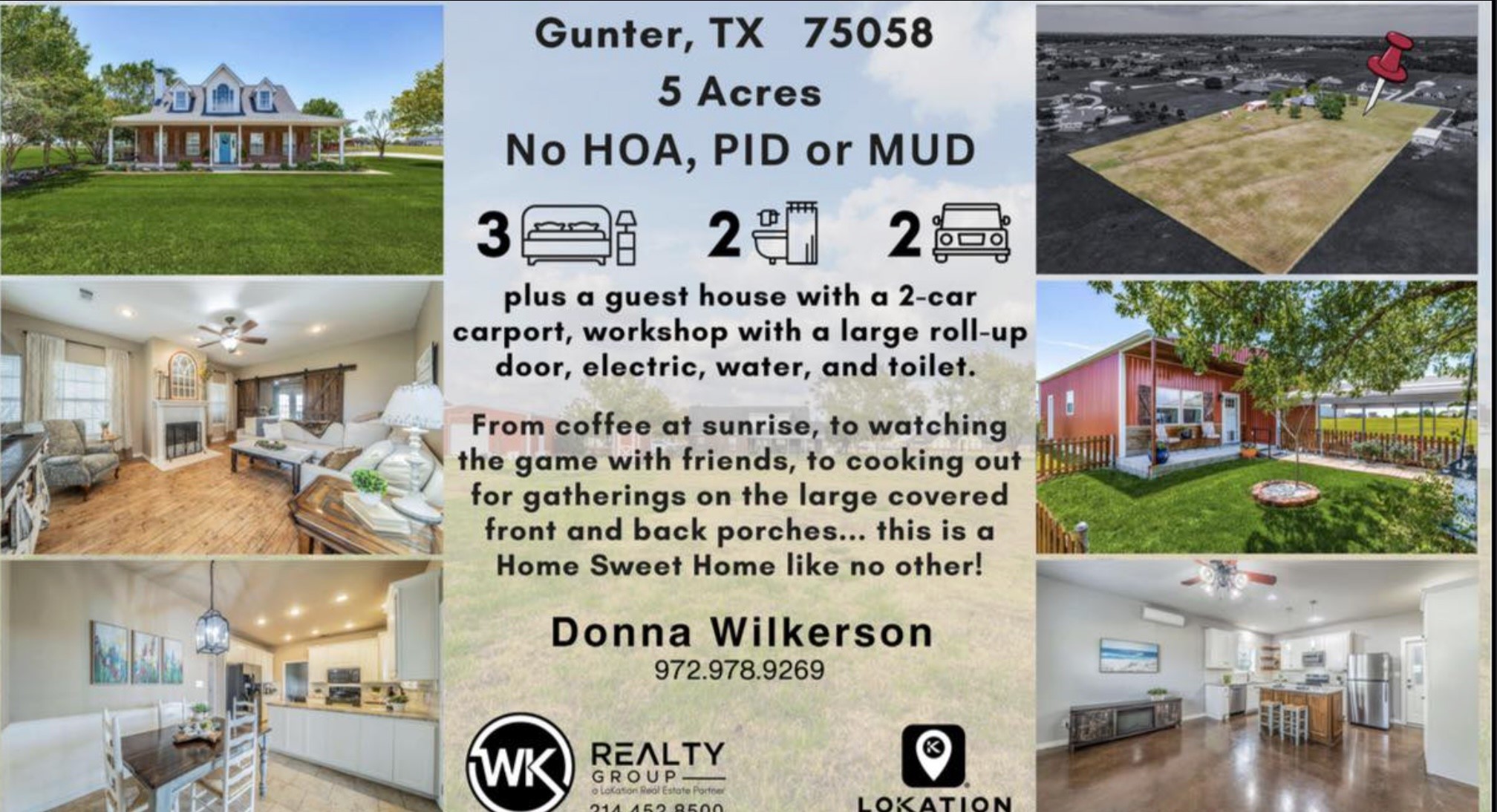 1992 Bledsoe Road, Gunter, TX, 75058