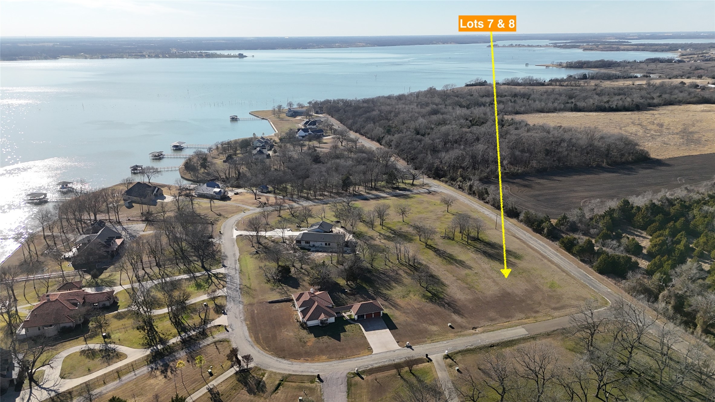 Lot 7 & 8 Francisco Bay Drive, Kerens, TX, 75144