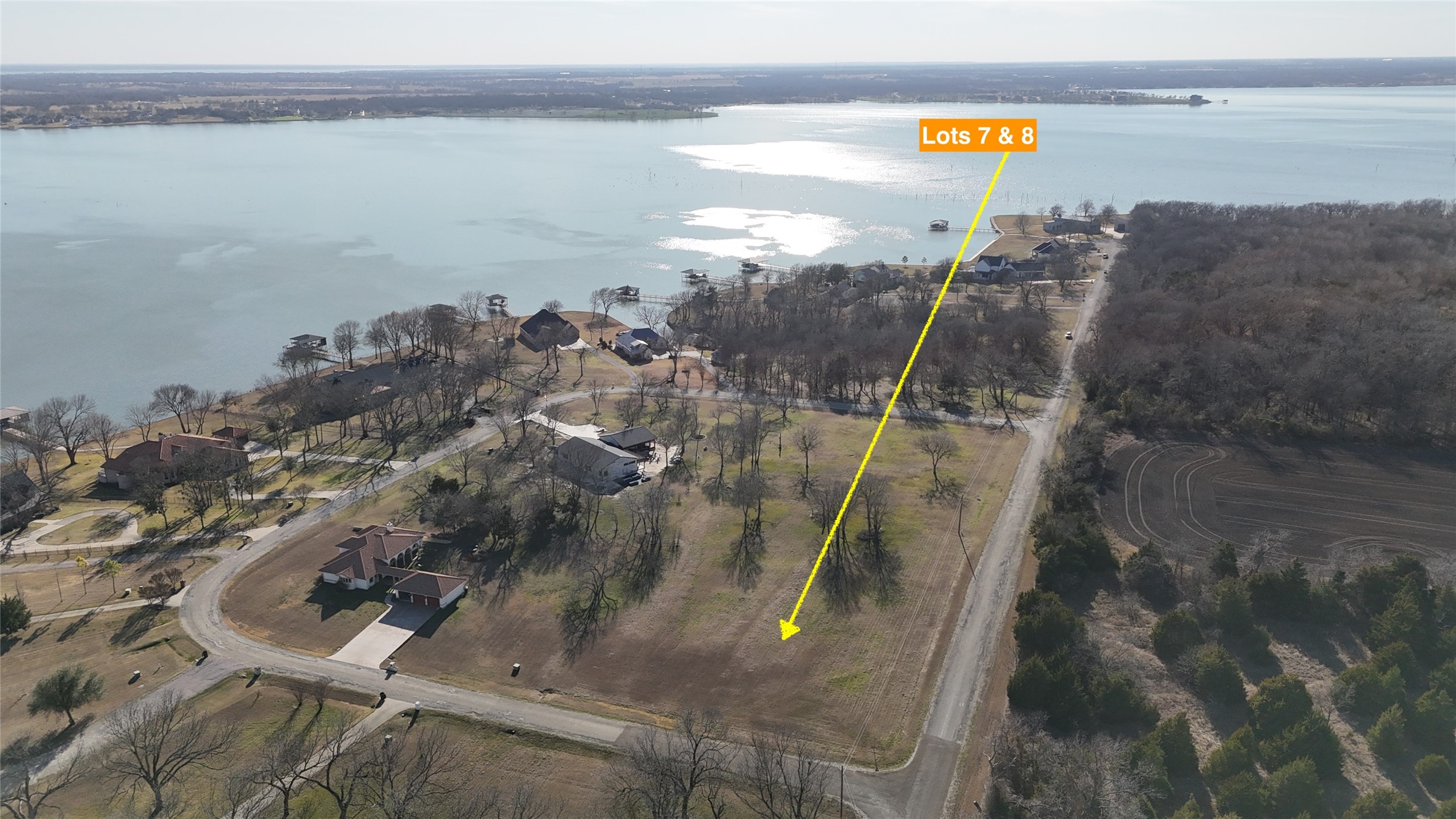 Lot 7 & 8 Francisco Bay Drive, Kerens, TX, 75144