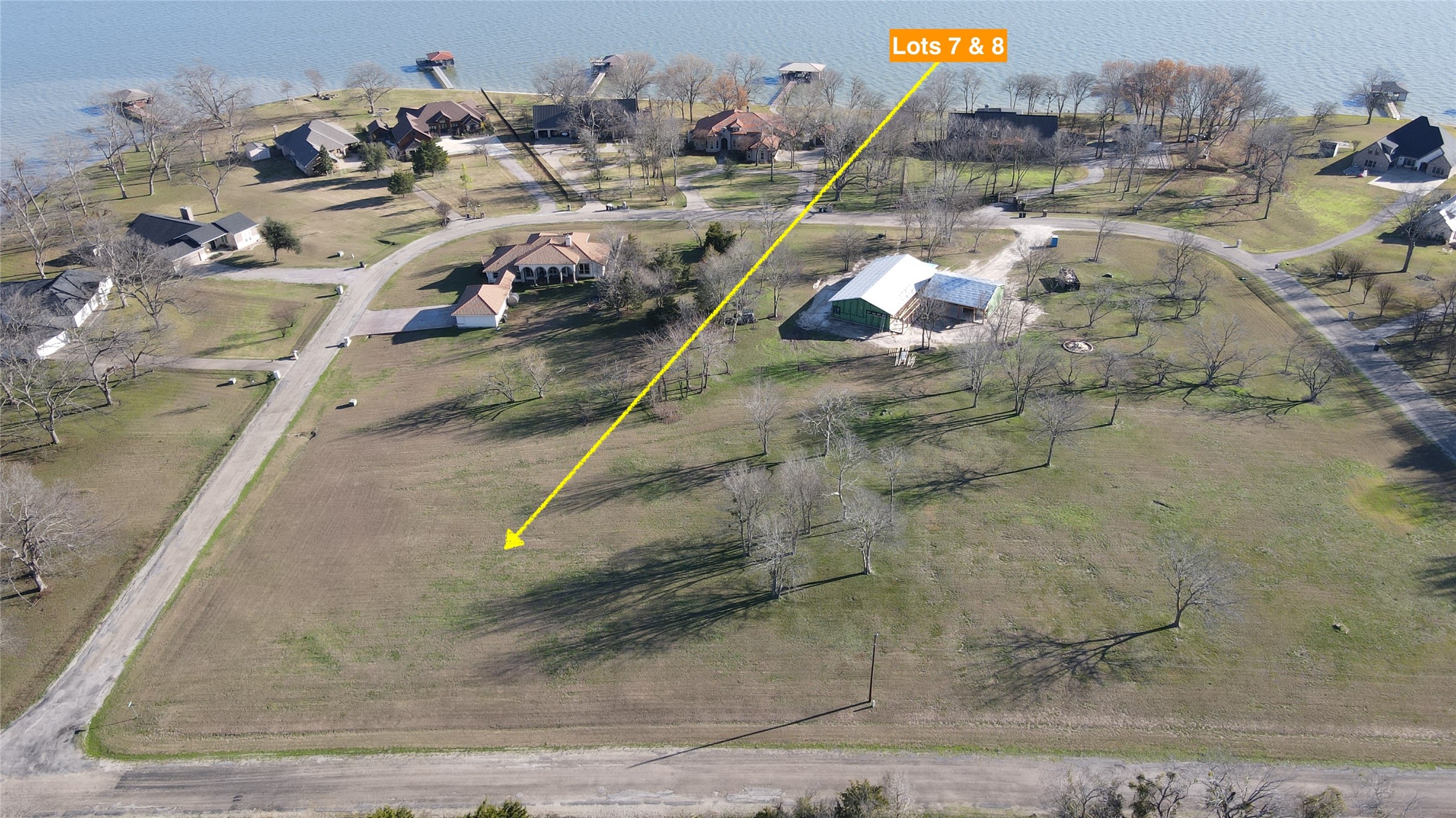 Lot 7 & 8 Francisco Bay Drive, Kerens, TX, 75144