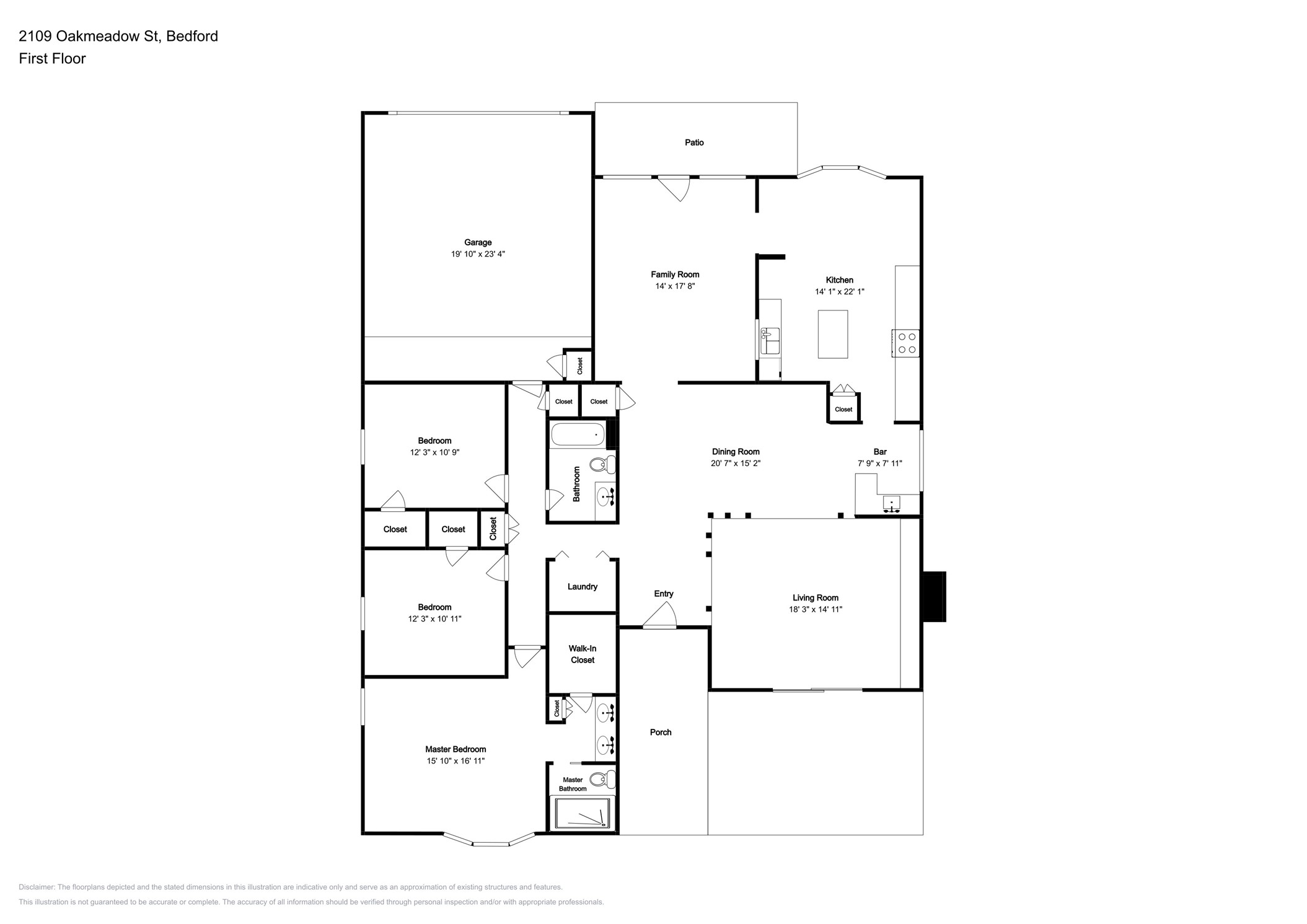 2109 Oakmeadow Street, Bedford, TX, 76021