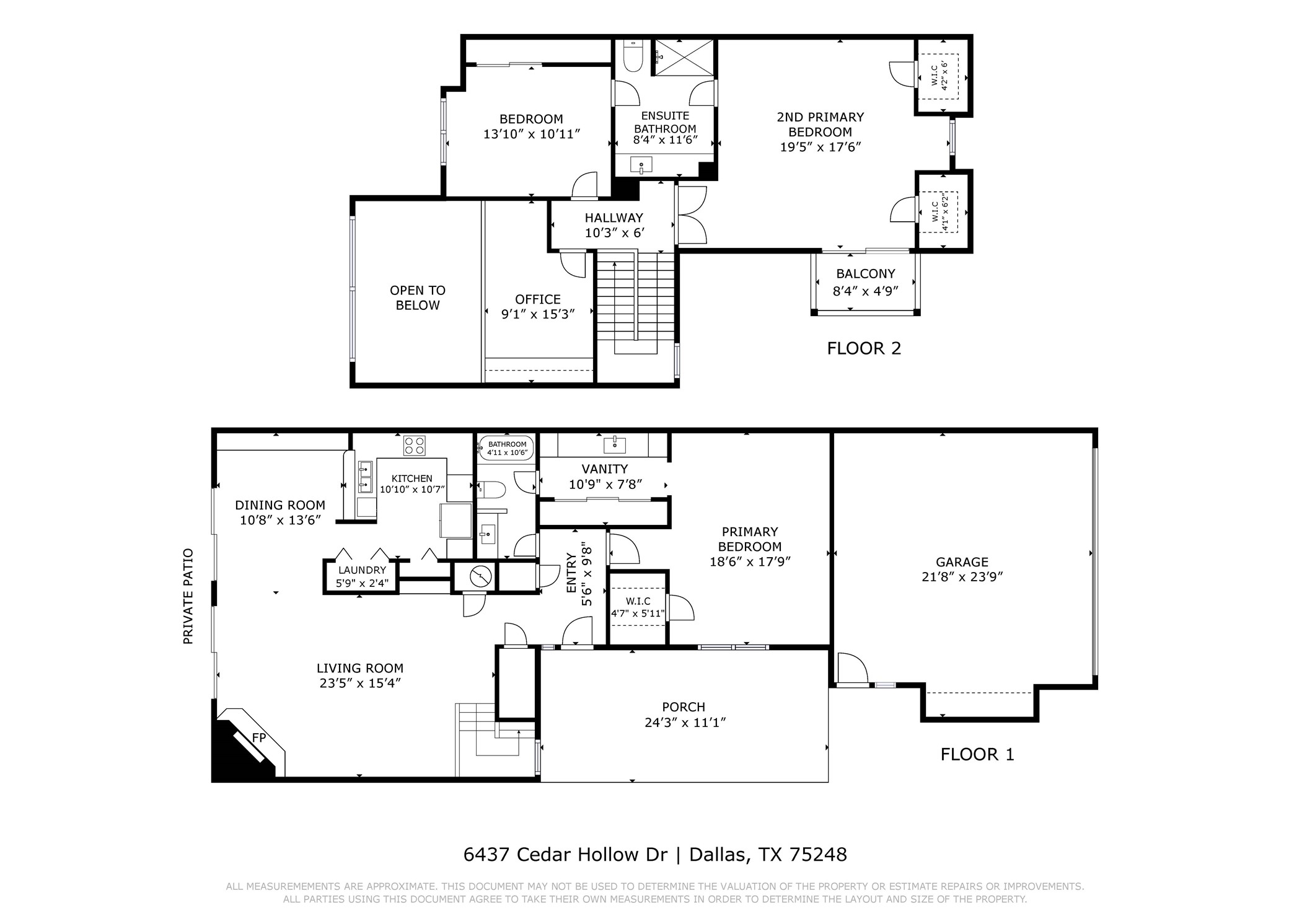6437 Cedar Hollow Drive, Dallas, TX, 75248