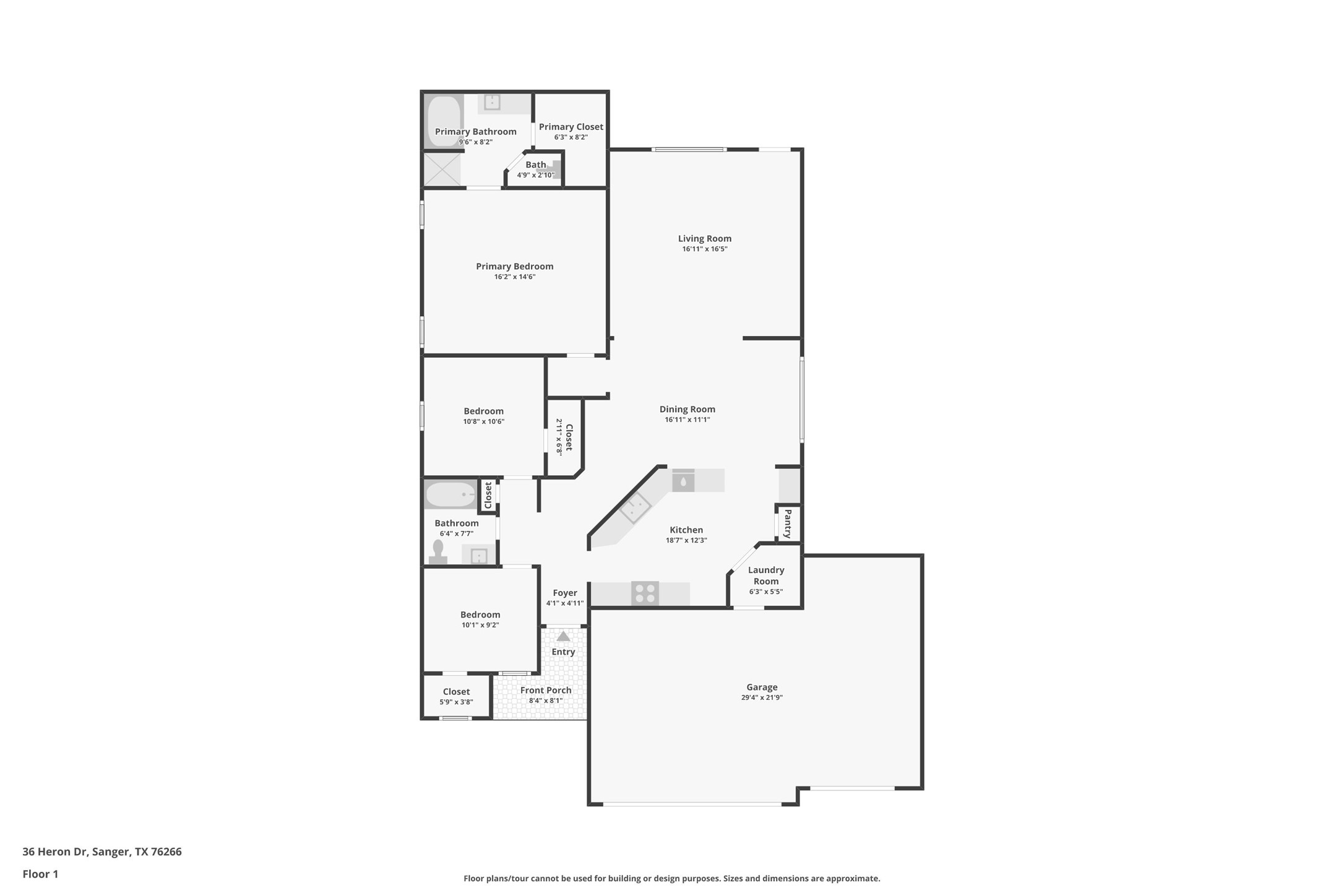 36 Heron Drive, Sanger, TX, 76266