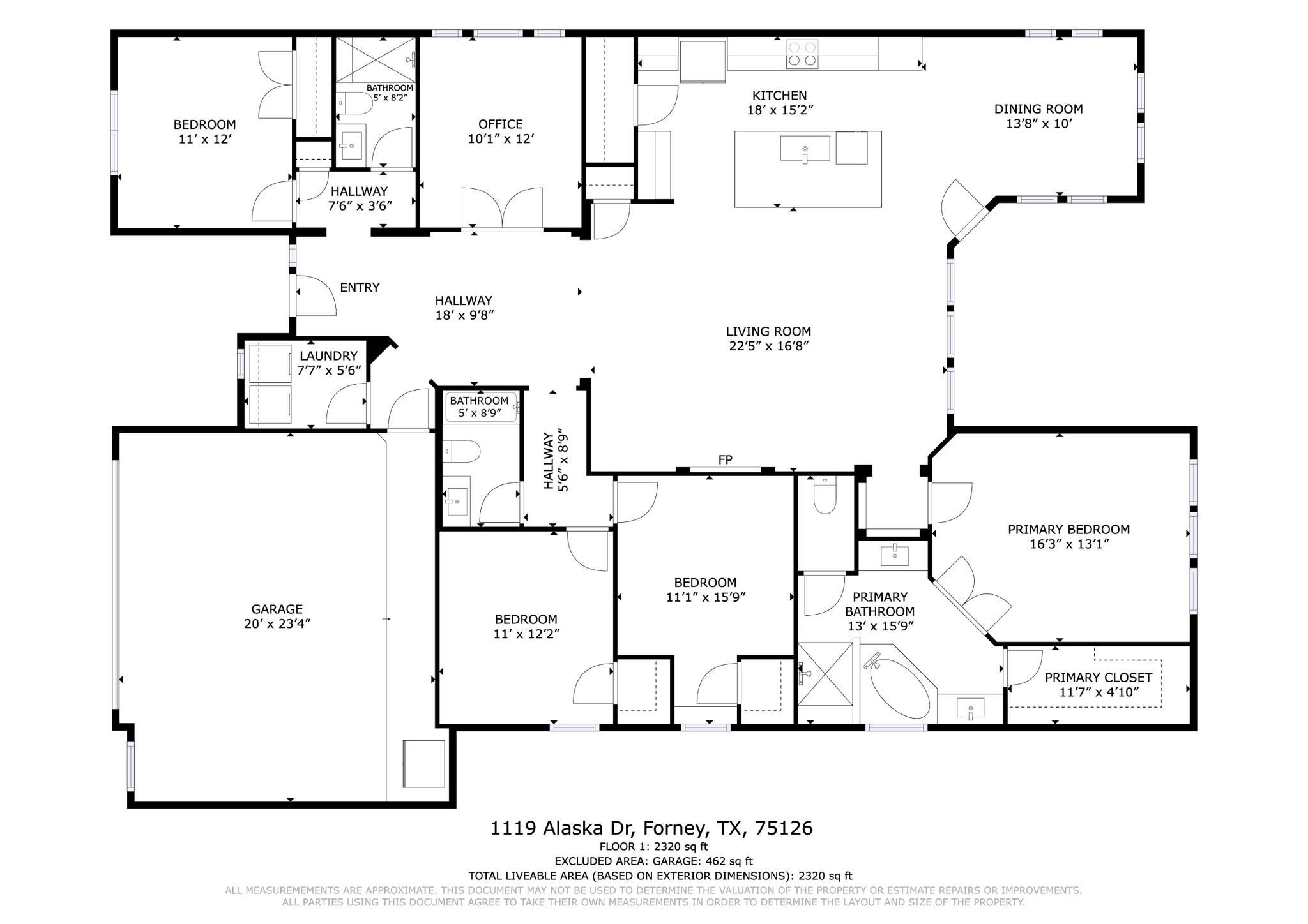 1119 Alaska Drive, Forney, TX, 75126
