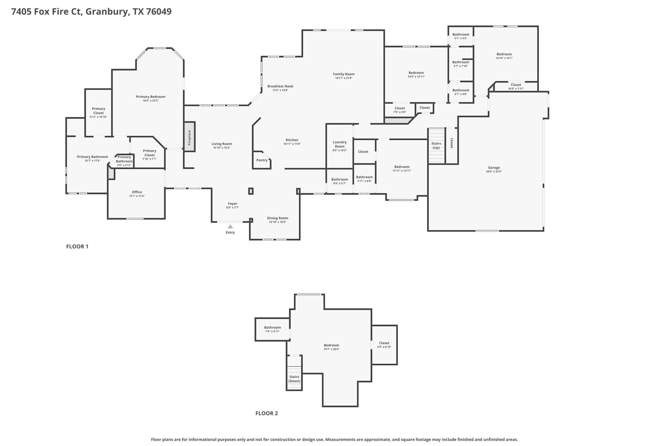 7405 Fox Fire Court, Granbury, TX, 76049