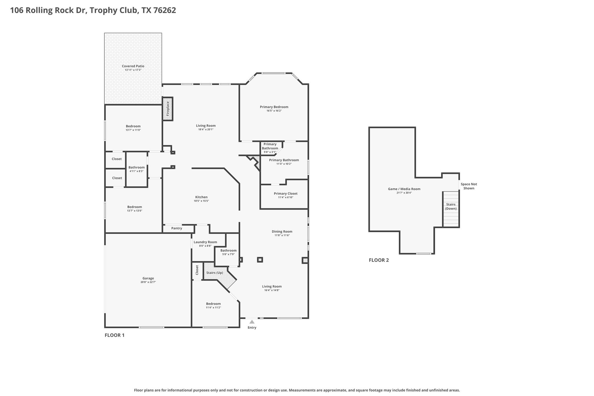 106 Rolling Rock Drive, Trophy Club, TX, 76262