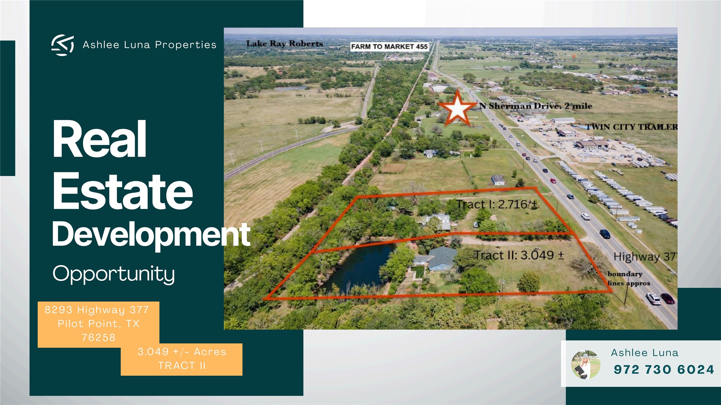 Property photo 01 of 8293 US-377 Highway Pilot, Point, TX 76258 | MLS #21228436