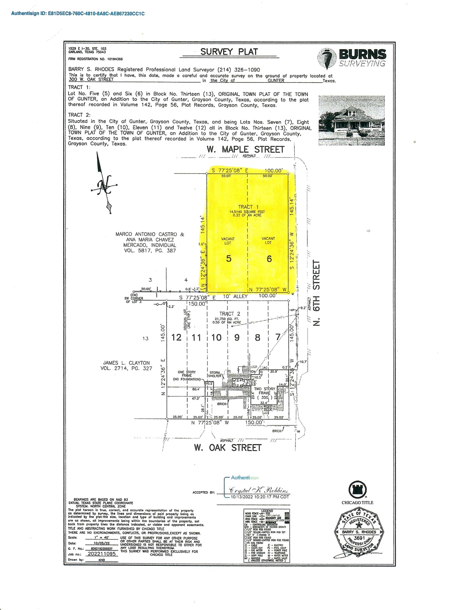 TBD W Maple Street LOT 5, Gunter, TX, 75058