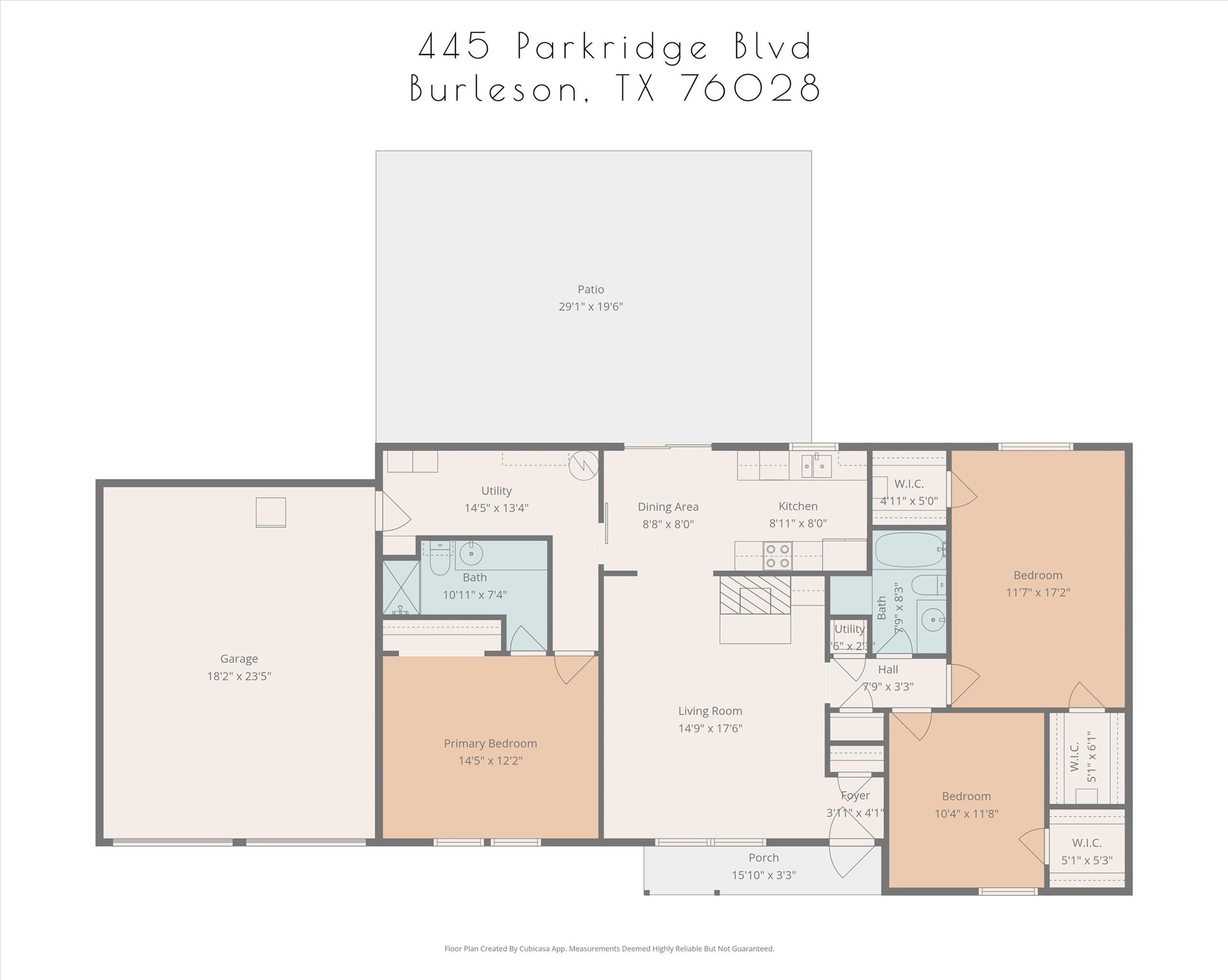 445 Parkridge Boulevard, Burleson, TX, 76028