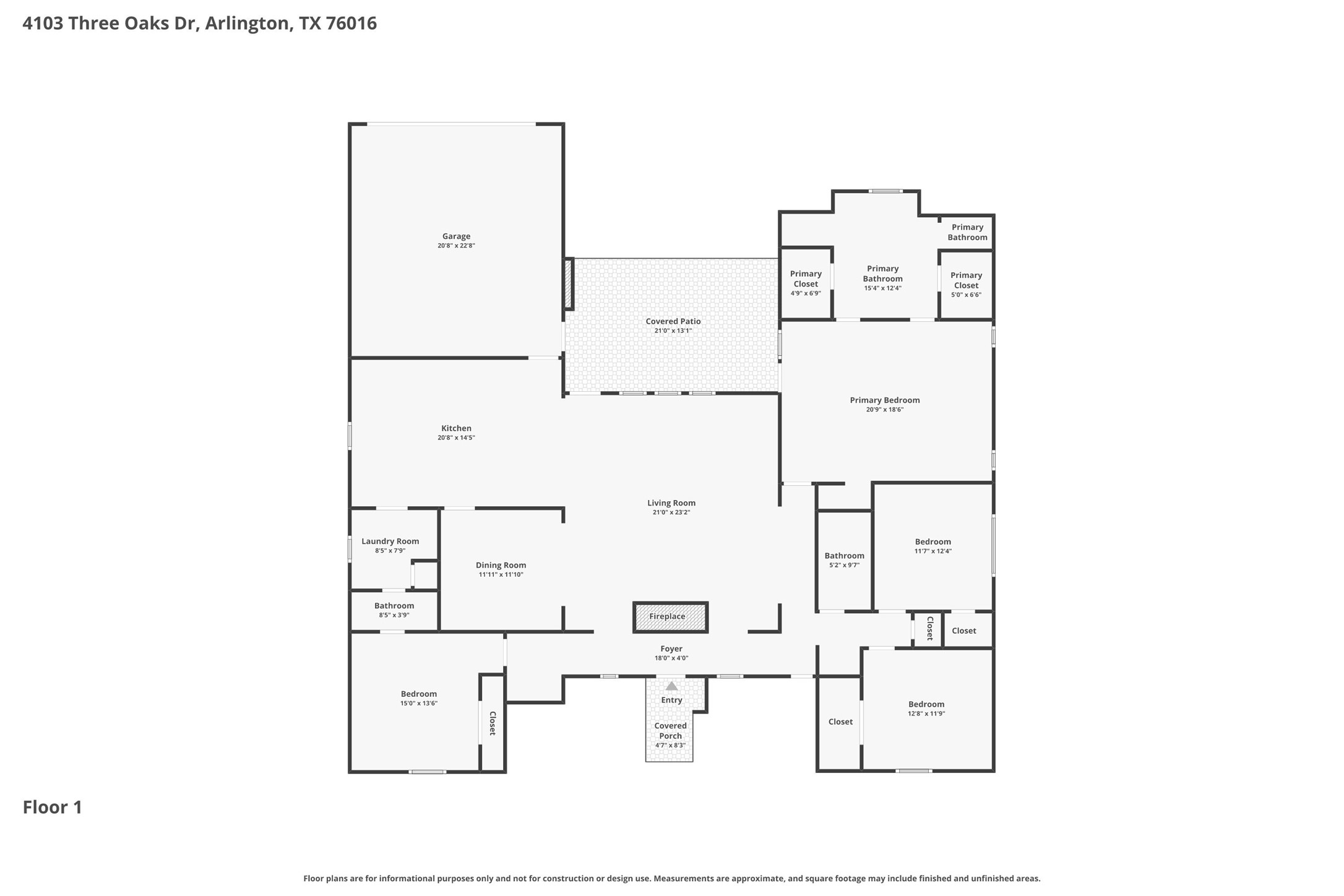 4103 Three Oaks Drive, Arlington, TX, 76016