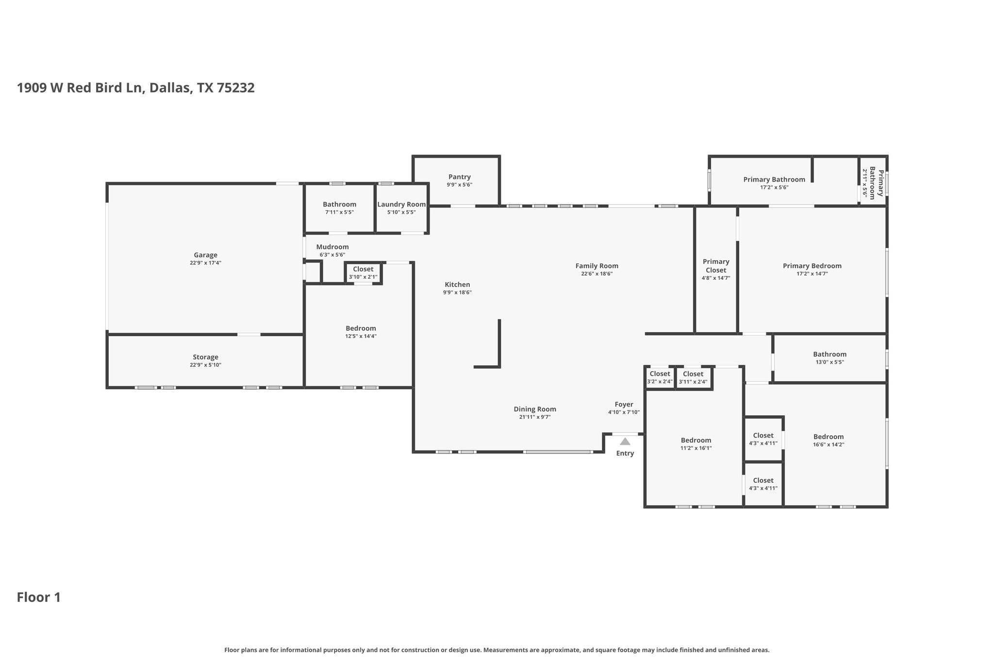 1909 W Red Bird Lane, Dallas, TX, 75232