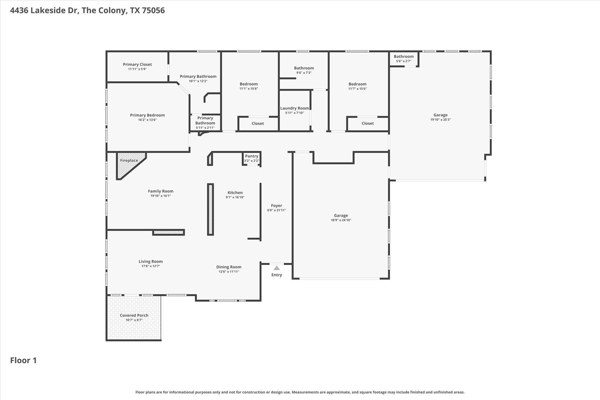 4436 Lakeside Drive, The Colony, TX, 75056