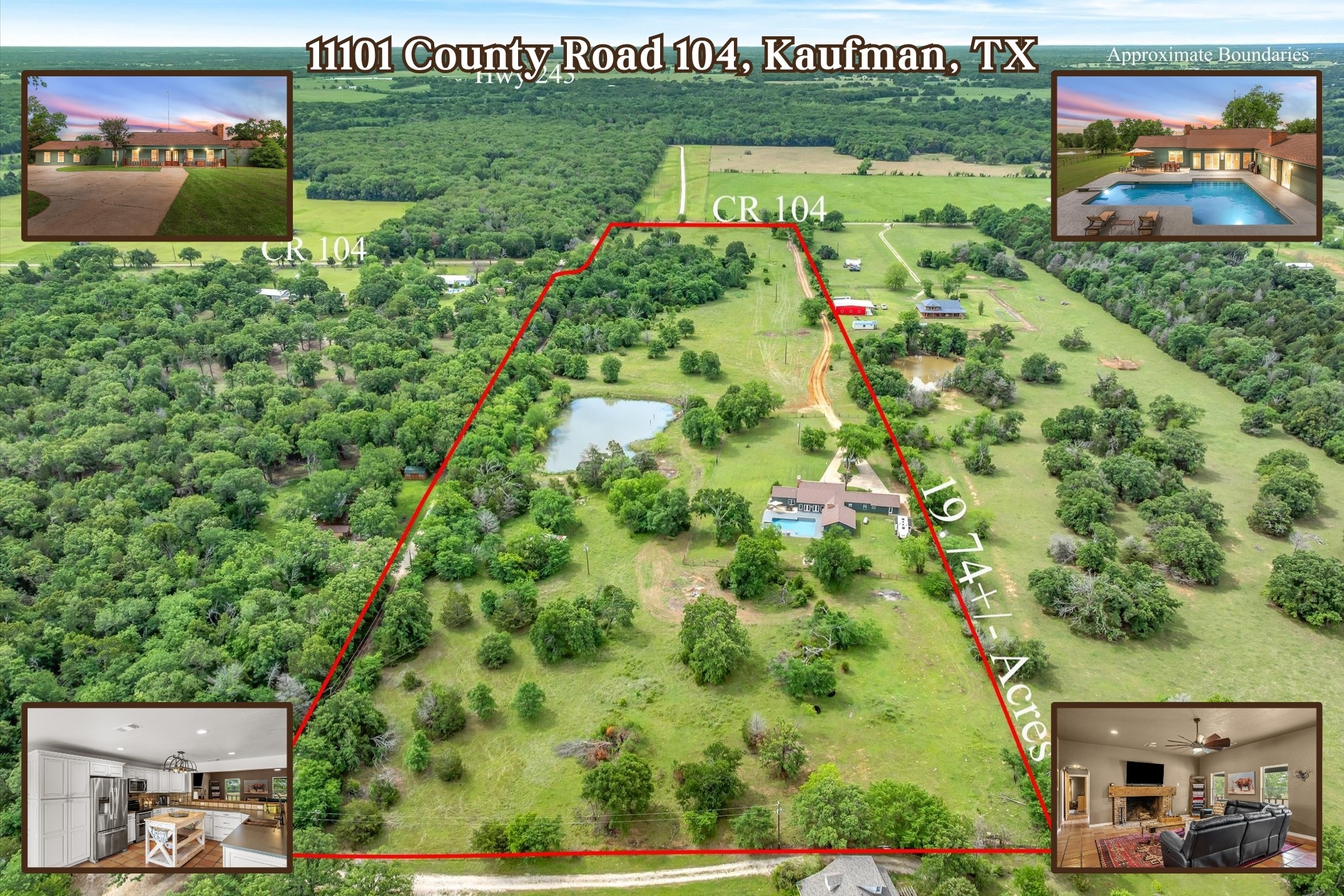 Property photo 01 of 11101 County Road 104, Kaufman, TX 75142 | MLS #21256368